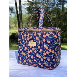 Kwang Min - Bolsa de almuerzo aislada para mujer, lonchera reutilizable, enfriador grande para oficina, picnic al aire última intervensión, tela impermeable de alta calidad, bolsa de almuerzo clásica