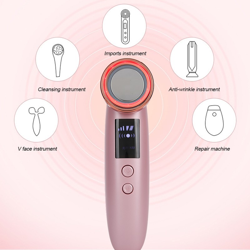 Ion Skin Rejuvenation Machine EMS MicroCurrent RF Face Care Machine
