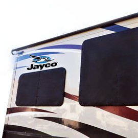 EZ-SNAP Exterior RV Window Shade Kit – No-Drill Snap-On Sun Screens – Trim-to-Fit, Blocks Heat & UV, Adds Privacy