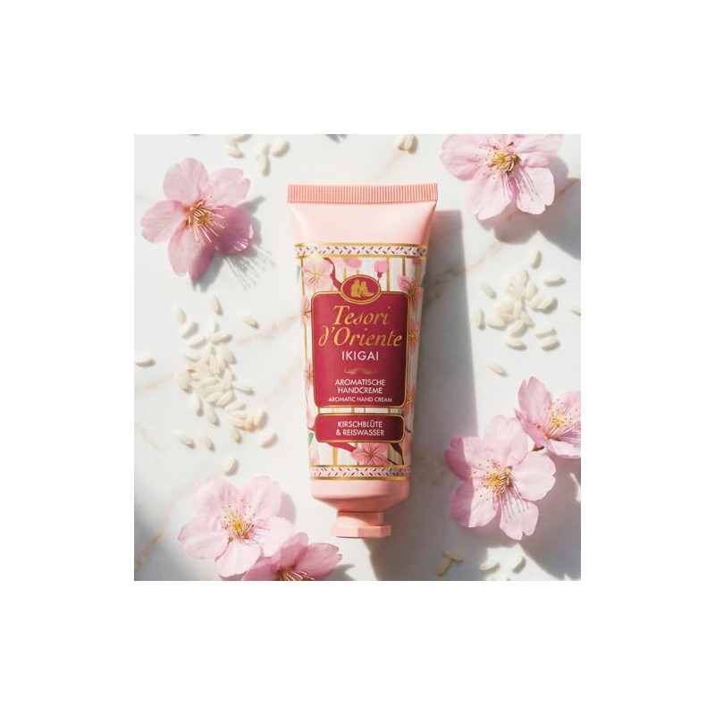 TESORI D'ORIENTE Aromatic Hand Cream 'Ikigai' Aromatic Hand Cream with