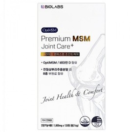 Opti MSM Premium MSM Joint Care 1 800mg x 120 tablets, 2 months supply / 옵티 MSM 프리미엄 엠에스엠 조인트케어 1 800mg x 120정 2개월분