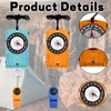 4 Pcs Multifunctional Compass and Hiking Whistle Set, Compass Navigation,