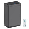 Mbillion Automatic Trash Can - 15 Gallon Motion Sensor Stainless