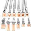 12pcs Leather Punch Tool Set Stamp Steel Punch Tool Leather