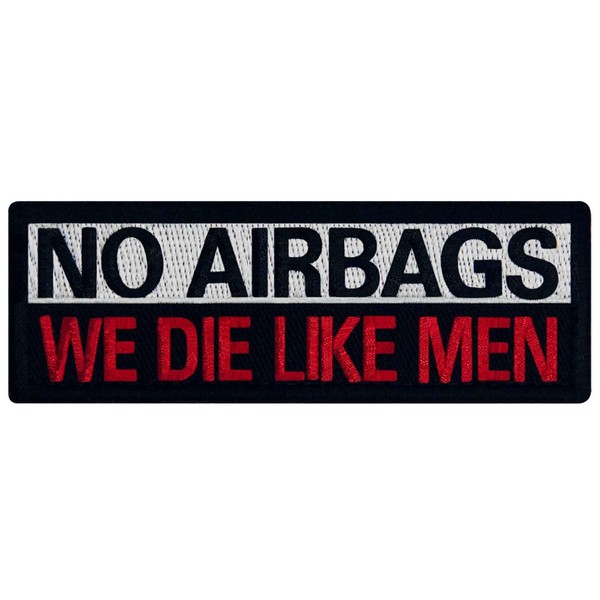 EmbTao We Die Like Men Tactical Patch Embroidered Morale Badge