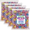 Extra Sour Fruit Gumballs, 4 Bags (3.3 oz Each) -
