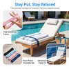 Kemay Beach Towel Clips for Sun Loungers, Elastic Towel Bands