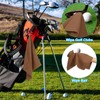 PATIKIL 60x40cm Tri-Fold Golf Towel Waffle Pattern Towel Soft Fiber