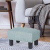 Furnistar 15" Small Ottoman Foot Rest Stool with Anti-Slip Legs