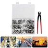 130Pcs Stainless Steel Hose Clamps 6 to 21mm Hose Clip