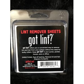 Generic got lint? | Lint Remover Sheets | 3 Pack (225 Total lint Removing Sheets), White