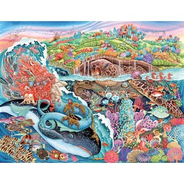 Ravensburger Thalassic Tale 2000 Piece Jigsaw Puzzle | Promotes Logical Thinking & Relaxation | Unique and Intricate Design
