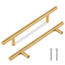 TRIXES 20 Pcs Gold 200mm Wide T Handle for Cabinet Door Drawer