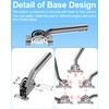 Heavy Duty Pivot Antenna Pole Mount Bracket, J-Pipe Solid Rustproof