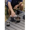 Camping Moon CC-51-H Camp Coffee Canister, 2 Tiers, CNC Cutting
