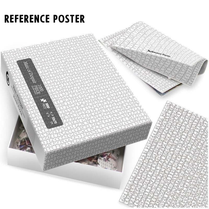 Difficult Puzzles for Adults 1000 Pieces, Impossible Crazy Jigsaw Puzzles,