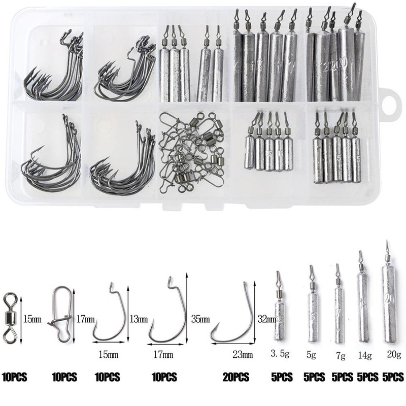 Fishing Weights Fishing Drop Shot Weights Multiple Sizes Fishing Weights
