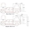 Hasika Truck Bed Tent for Camping 5-6.5 Foot with Floor
