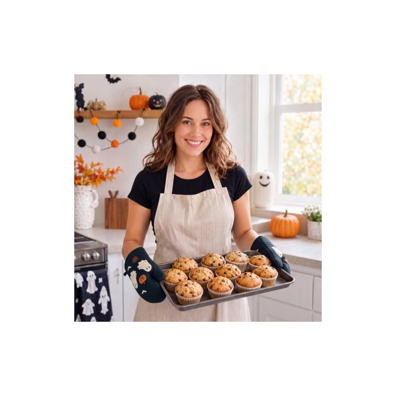 Juego de 10 accesorios de cocina de fantasmas de Halloween