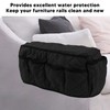 Arm Chair Bedside Storage Organizer Waterproof Pocket Sofa Arm Cover