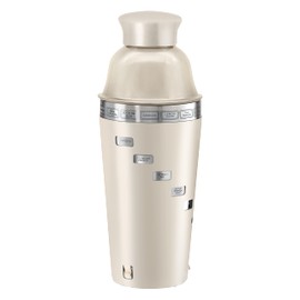 OGGI Dial A Drink Cocktail Shaker - Warm Gray, 15 Recipes, Built in Strainer, 34 oz - The Original and Only Dial A Drink - Ideal Home Bar Drink Mixer, Bartender Kit, Essential Bar Accessories