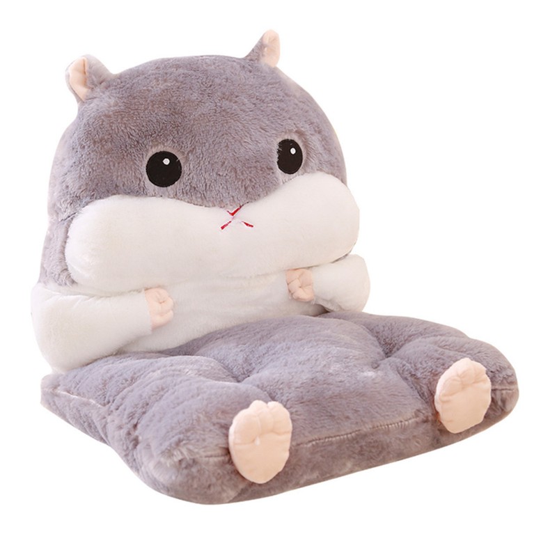 Hamster Seat Cushion Detachable Soft Plush Cute Chair Pillow Cushion