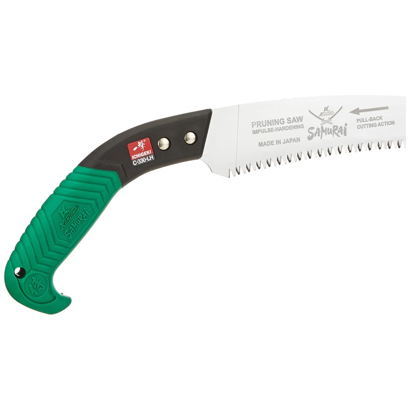 Kanzawa Samurai Ichigeki Pruning Saw 330mm C-330-LH with plastic grip