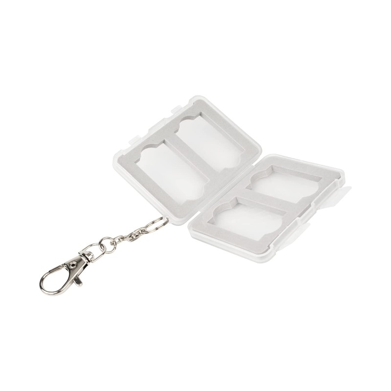 Flashwoife, 4 x NSD Storage Memory Card Case Box Chain
