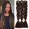 TEESS 24-Inch Braids Extensions Synthetic Hair Crochet Jumbo Braids Synthetic