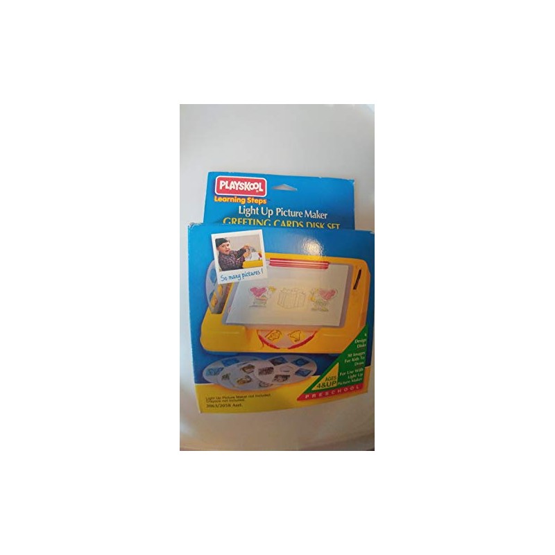 Playskool Light Up Picture Maker Sports & Travel Disk Set