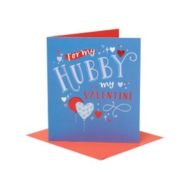 UK Greetings Valentine's Day Card for Husband - Hubby Design