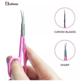 Stelone Tijeras Para Cutículas Stelone Premium, Juego Pequeño Y Curv