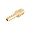 sourcing map Brass Metric Male to Barb Hose Connector 6mm