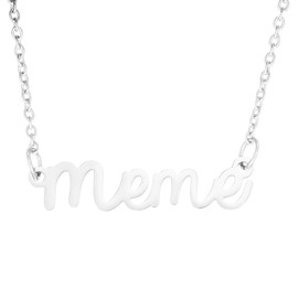 AHAETH Meme Grandma Gifts Necklace for Women Best Meme ever Mothers Day Happy Meme Stuff Meme Necklace