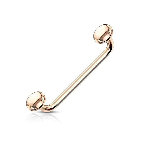 Pierced Owl - Flat Disc End 90 Degree Bent Staple