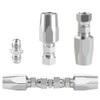 Peakloong 2PCS Reusable Hydraulic Fittings 1/4Inch ID Hydraulic Hose Field