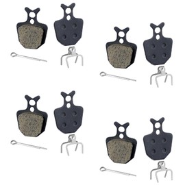 NQEUEPN 4 Pares Pastillas de Freno de Bicicleta, Excelente Rendimiento Repuesto de Pastillas de Freno de Disco de Bicicleta Montaña Compatibles con Giant DA6 DA7 DA8 para Formula The One Oro K18 K24