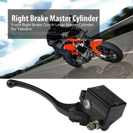 Kimiss Motorcycle Clutch Brake Lever 7/8 Inch 22 mm Motorcycle Front Right Brake Clutch Lever Main Brake Cylinder for Yamaha YFZ450 YFM(Swarchz)
