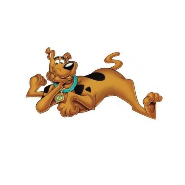 WiggleWalls 12 Inch Scooby Doo Decal Cartoon Removable Peel Self
