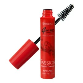 Rímel Red Passion Maxima Extensión 4 En 1 Prosa Máscara Color Negro