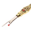 Retro Sewing Seam Rippers Professional Alloy Flower Engraved Craft Thread