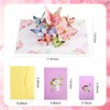 Xugoox 3D Butterflies Pop Up Card, Birthday Greeting Wedding Thank