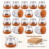 Round Silicone Chair Leg Caps for Floor Protection – 16