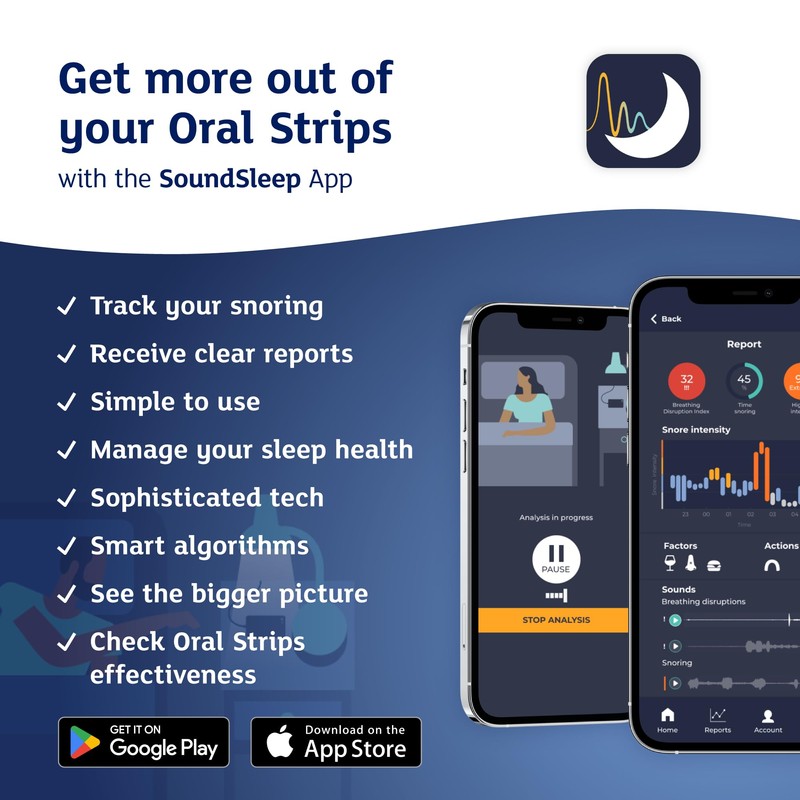 Snoreeze Anti-Snoring Oral Strips - Effective Snoring Aids for Men