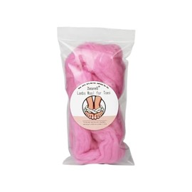 Lambs Wool Padding for Toes and Feet，Corn Cushion Pads Blister Prevention Bunions Callus Remover,Soft Feet Cushion Toe Separator Lambswool for Pointe Shoes (01)