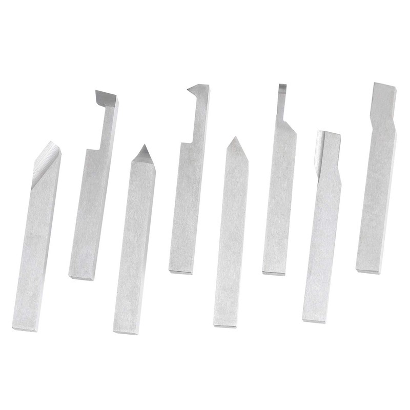 Accusize Industrial Tools 3/8'' 8 Pc H.S.S. Tool Bit Set,