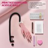 Practice Hand for Acrylic Nails, Fake Nail Training Hand Manicure