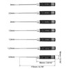 QWORK® 7pcs Hex Screw Driver Set, RC Tools Kit, for
