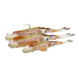 Savage Gear Swim Squid 25 cm, 200 g, Rubber Squid, Colour: Pink Glow