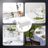 YciVhh 6 Pack White Table Cloth, White Table Cloth Party,